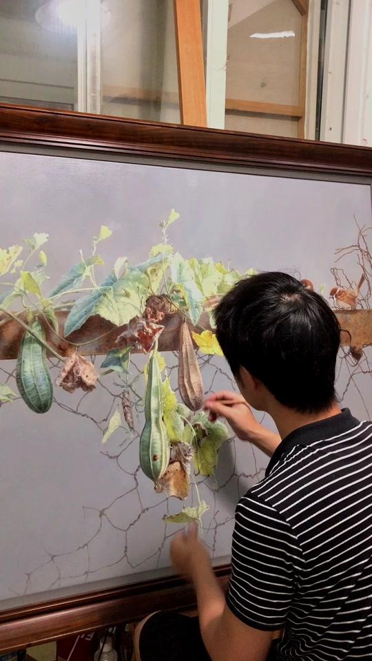 默艺郑炳章油画作品