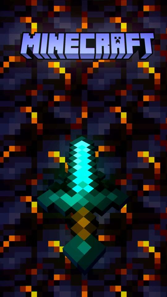 金石闪耀78 #我的世界动态壁纸 #我的世界动画 #钻石剑视频时长:14