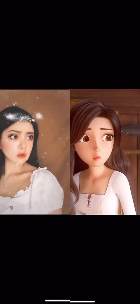 洁哥是女大神呐 - 这样玩会上瘾～#迪士尼 #白雪公主 #合拍 #温州 @王